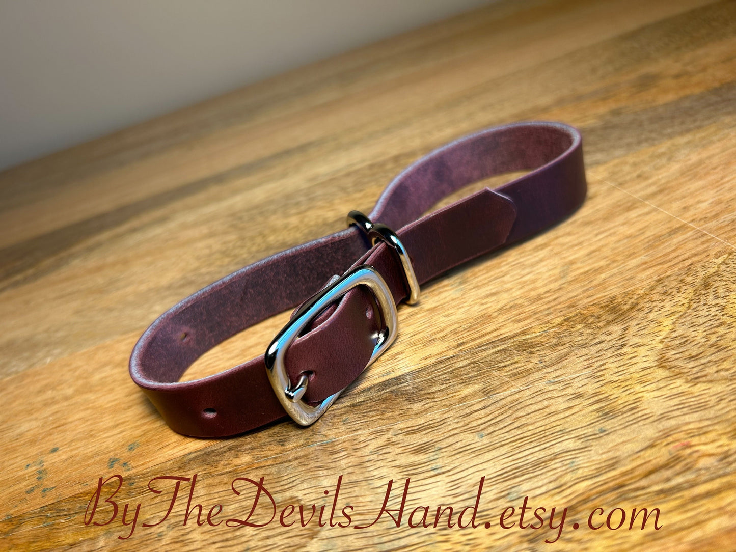 Leather Irish Eight Hand Cuffs - Cavalier Plum Purple - (CPP-BE)