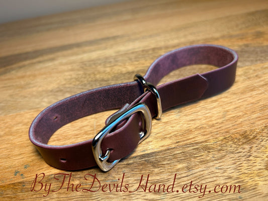 Leather Irish Eight Hand Cuffs - Cavalier Plum Purple - (CPP-BE)