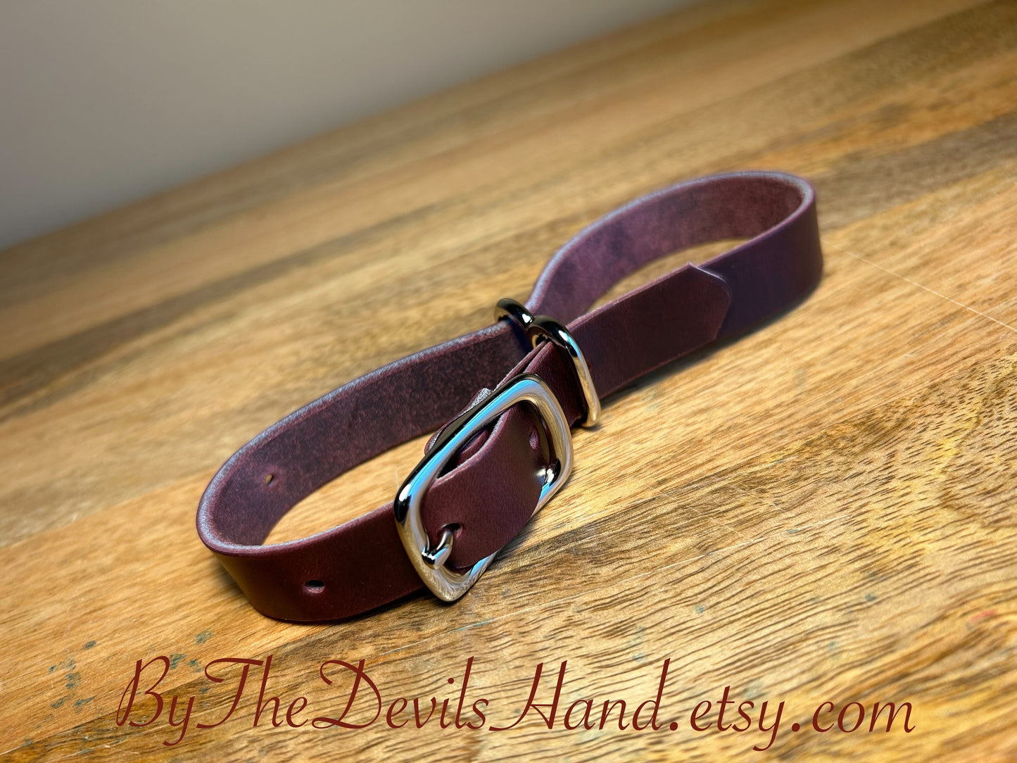 Leather Irish Eight Hand Cuffs - Cavalier Plum Purple - (CPP-BE)